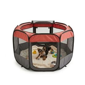 TK-Pet Parque dobr&aacute;vel de lona para animais de estima&ccedil;&atilde;o