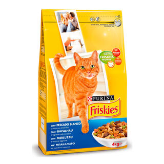 Friskies Adult Bacalhau com Truta e Legumes Ração para gatos