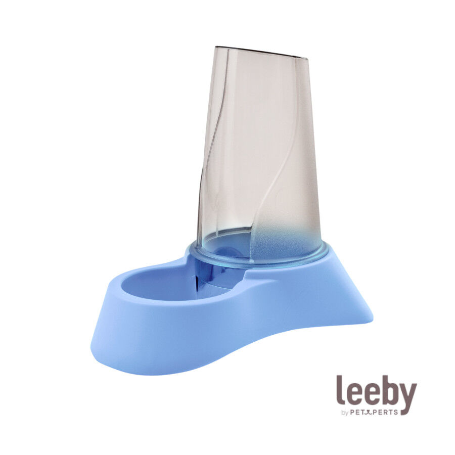 Leeby Dispensador 2 em 1 Azul de Ra&ccedil;&atilde;o e &Aacute;gua para c&atilde;es e gatos, , large Imagem n&uacute;mero 2