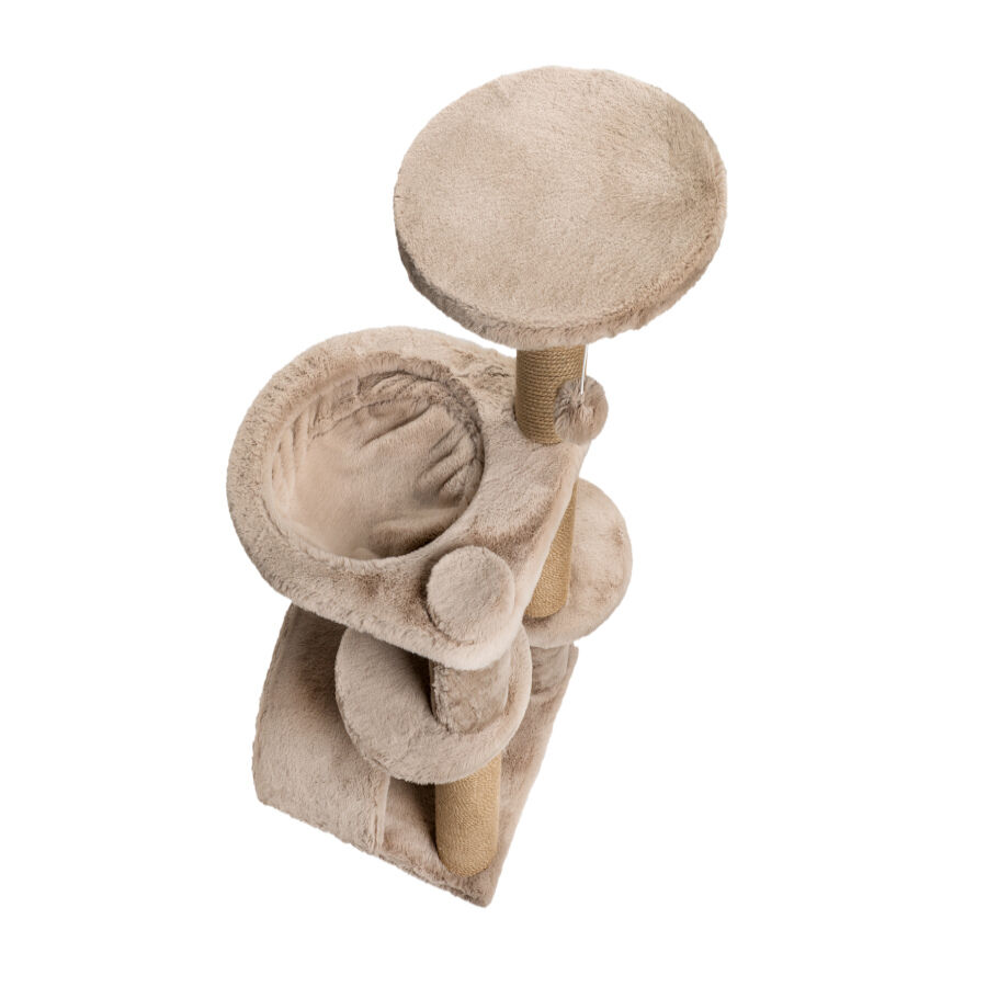 Catshion Amber &Aacute;rvore Arranhador com Gruta Bege para gatos, , large Imagem n&uacute;mero 3