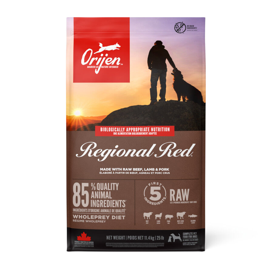 11.4 kg Orijen Adult Regional Red ra&ccedil;&atilde;o para c&atilde;es, , large Imagem n&uacute;mero 1