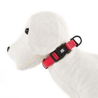 TK-Pet Neo Classic Coleira de Nylon Vermelha para cães