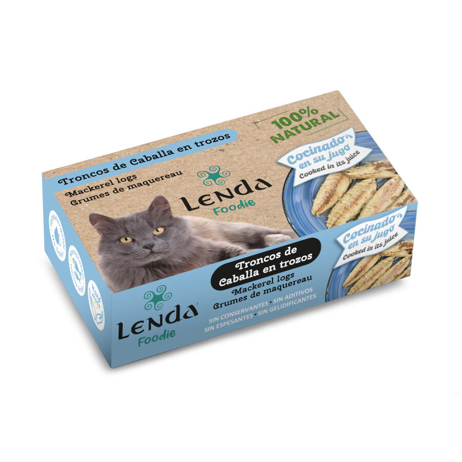 24 latas x 120 g Lenda Comida h&uacute;mida de Cavala em lata para gatos Pack poupan&ccedil;a!, , large Imagem n&uacute;mero 1