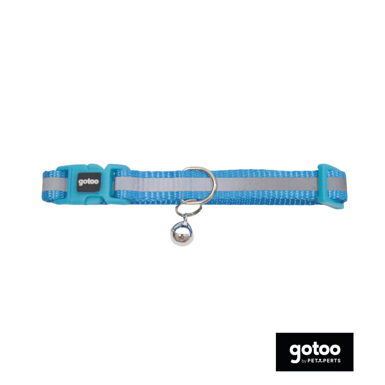 Gotoo Coleira nylon azul para gatos,  Imagem número 2 Gotoo Coleira nylon azul para gatos, , large Imagem número 2
