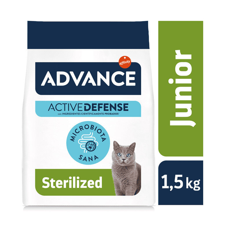 comida_gatos_advance_affinity_junior_sterilized_ADV500823_M_AB24_2 Imagem número 2 Advance Junior Sterilized pienso para gatos1 Imagem número 2
