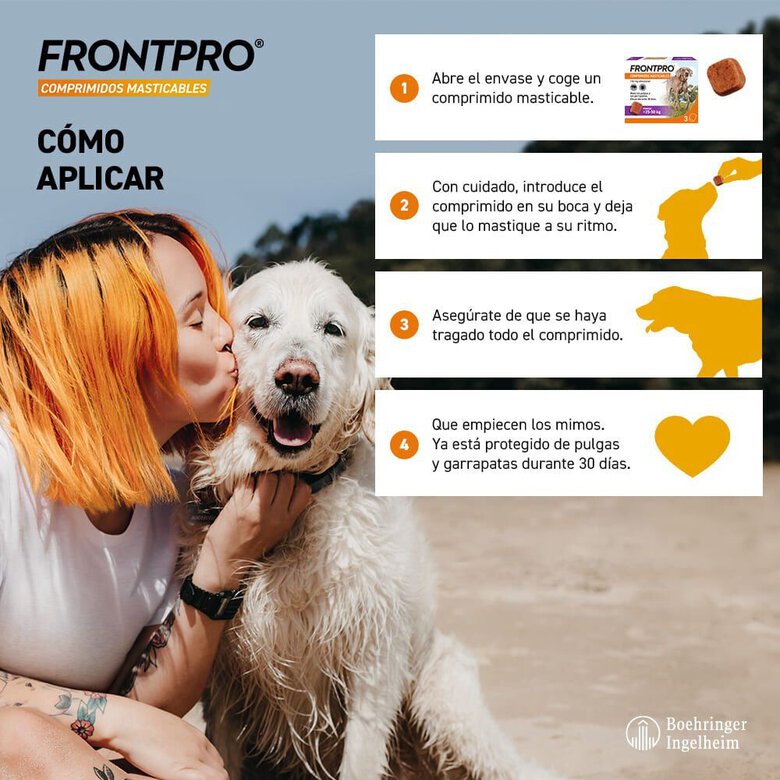 Frontpro Comprimidos Mastigáveis Antiparasitários para cães,  Imagem número 5 Frontpro Comprimidos Mastigáveis Antiparasitários para cães, , large Imagem número 5