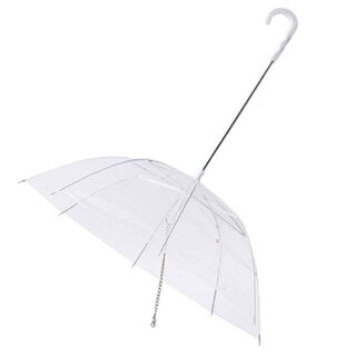 Freedog Trela em forma de Guarda-chuva Transparente para cães