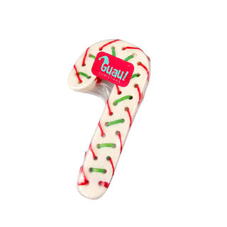 Guau Christmas Bocadinho em forma de Bastão de Caramelo para cães