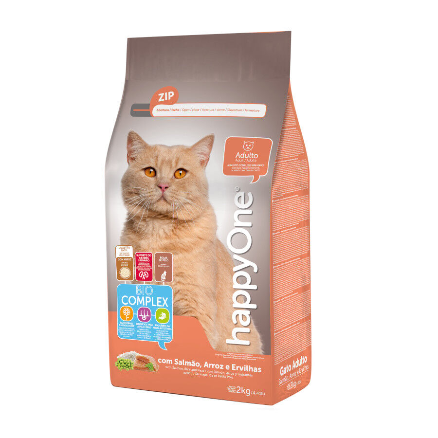 happyOne Ra&ccedil;&atilde;o de salm&atilde;o para gatos, , large Imagem n&uacute;mero 1