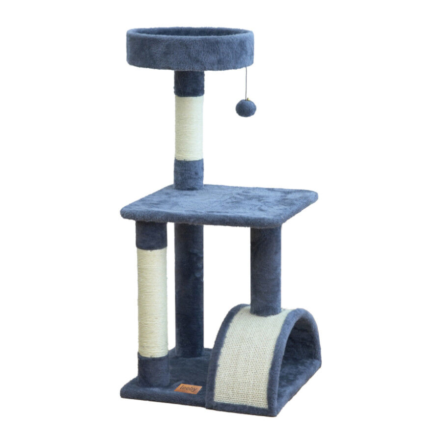 Leeby Marcelo torre arranhadora com cama e brinquedo para gatos, , large Imagem n&uacute;mero 1