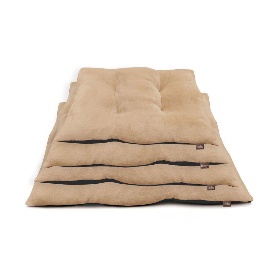 Leeby Almofada Acolchoada Bege para c&atilde;es, , large Imagem n&uacute;mero 3