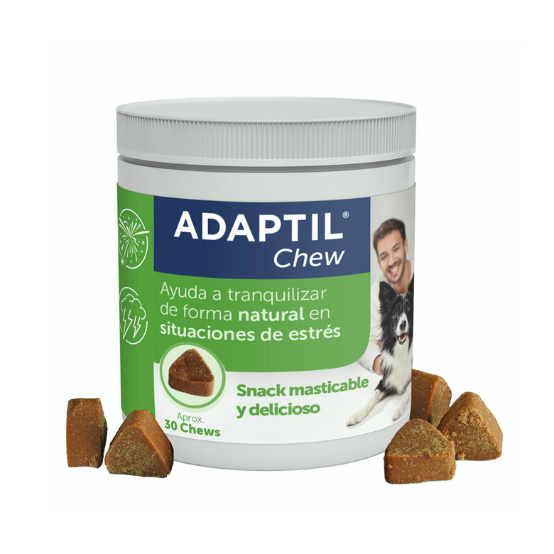30 comprimidos Adaptil Chew Comprimidos Relaxantes para o stress ocasional dos cães,  Imagem número 1 30 comprimidos Adaptil Chew Comprimidos Relaxantes para o stress ocasional dos cães, , large Imagem número 1