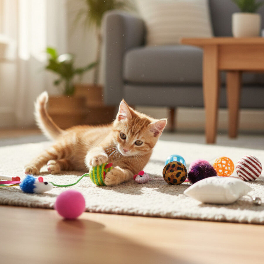 Tootoy! Chase & Play Party Set Kit de brinquedos para gatos, , large Imagem n&uacute;mero 1