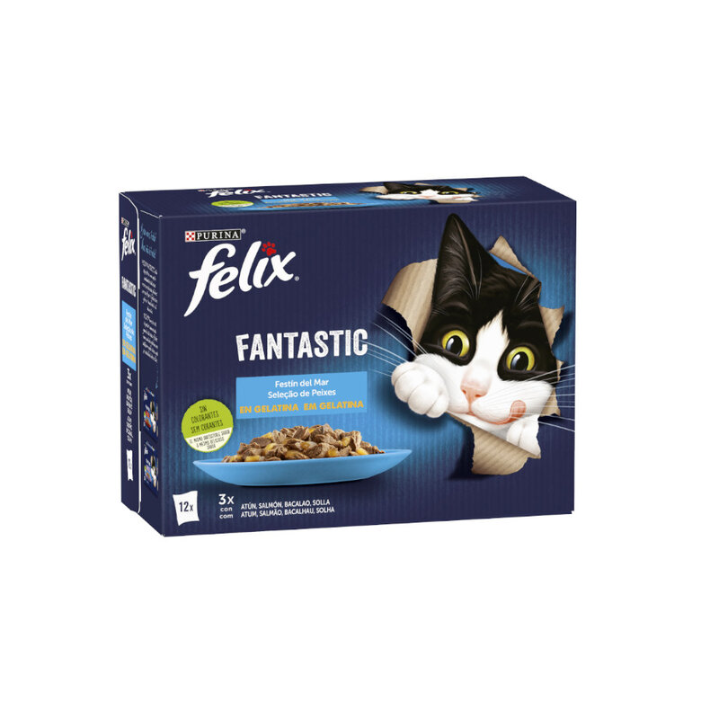 Felix Fantastic Banquete do Mar saqueta em gelatina - Multipack , , large image number null