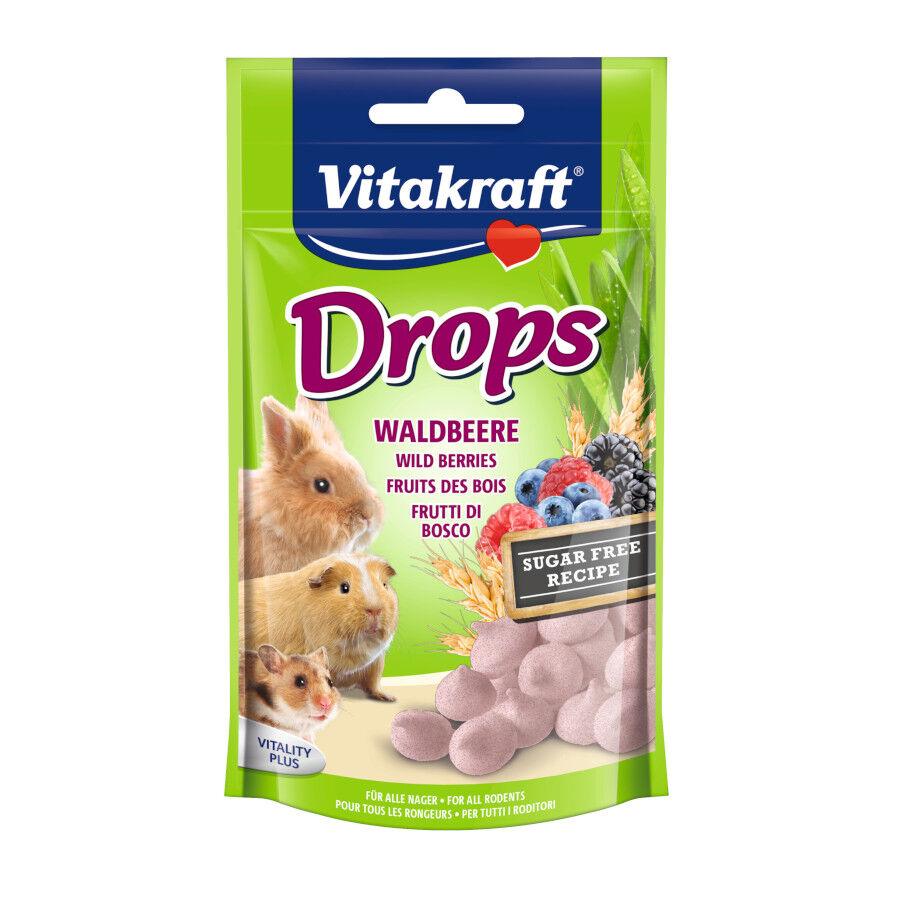 75 g Vitakraft Drops Guloseimas Frutos Vermelhos para roedores, , large Imagem n&uacute;mero 1