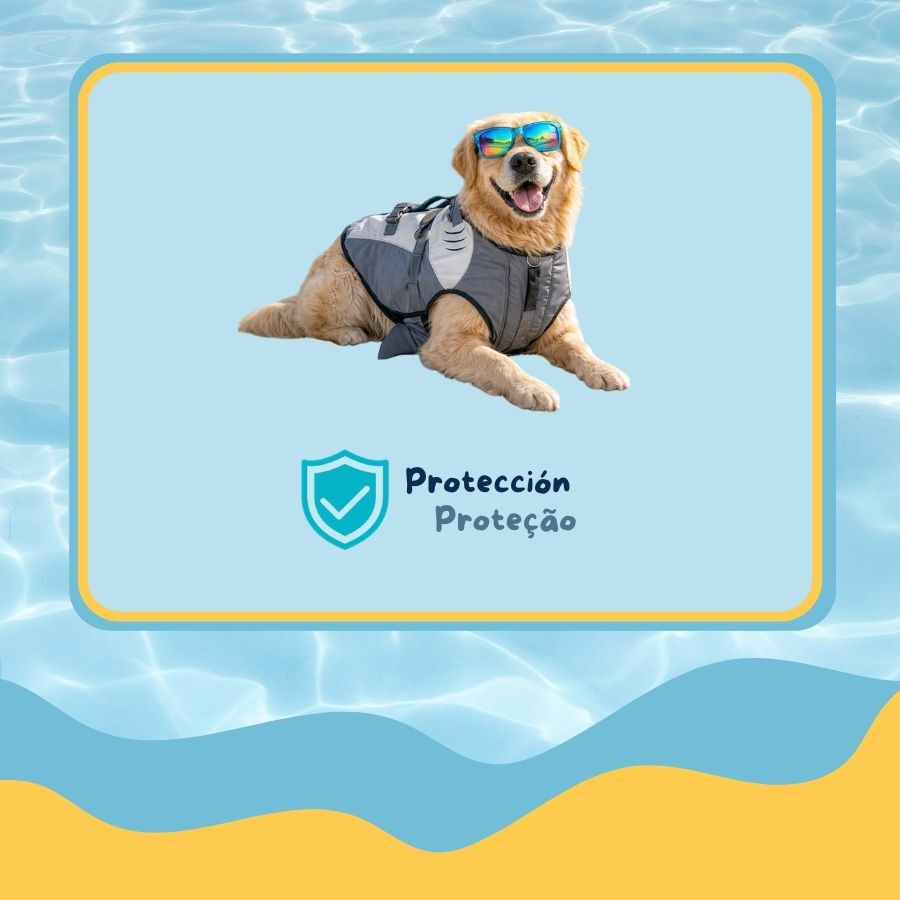 Colete salva-vidas Summer Vibes Shark para c&atilde;es, , large Imagem n&uacute;mero 4