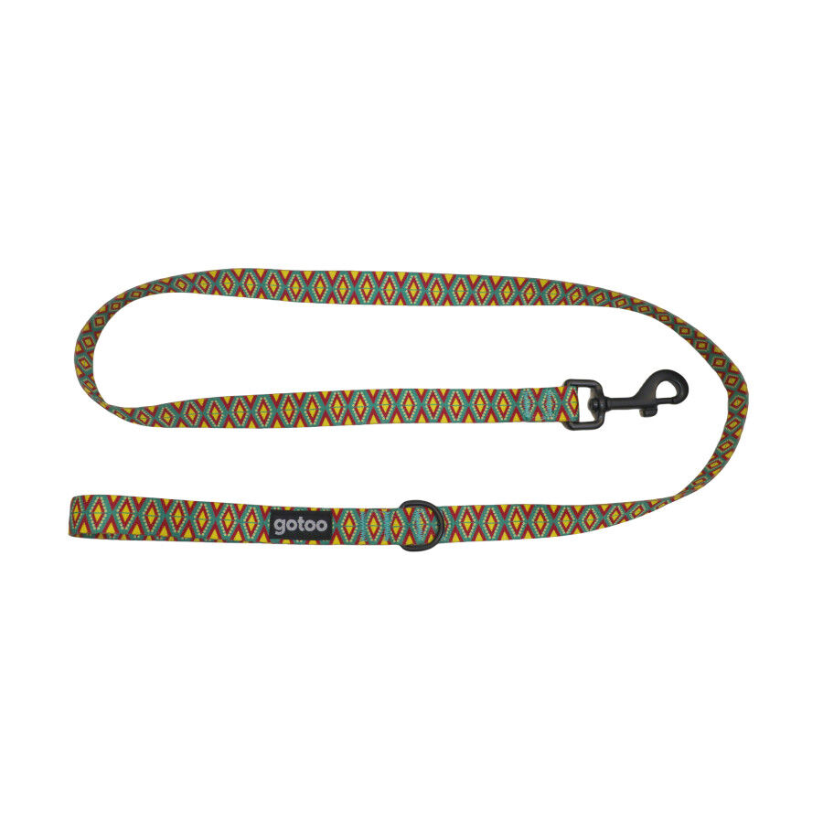 Gotoo Trela estampada colorida para c&atilde;es, , large Imagem n&uacute;mero 1