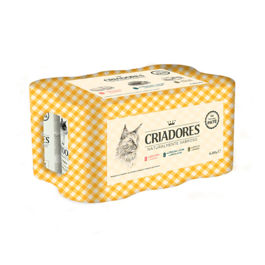 6 latas x 400 g Criadores Multipack de Frango e Peixe em lata para gatos, , large Imagem n&uacute;mero 1