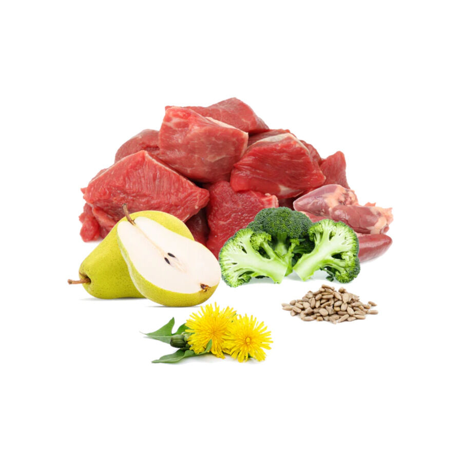 2 kg Puro Men&uacute; BARF Encher-me de Vida Vitela e Frango comida natural congelada para c&atilde;es, , large Imagem n&uacute;mero 2