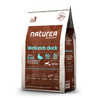 Naturea Wetlands Pato ração para cães