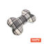 Tootoy! Tartan Bone Cuddler Grey Osso de Peluche para cães, , large Indicador imagem número 1
