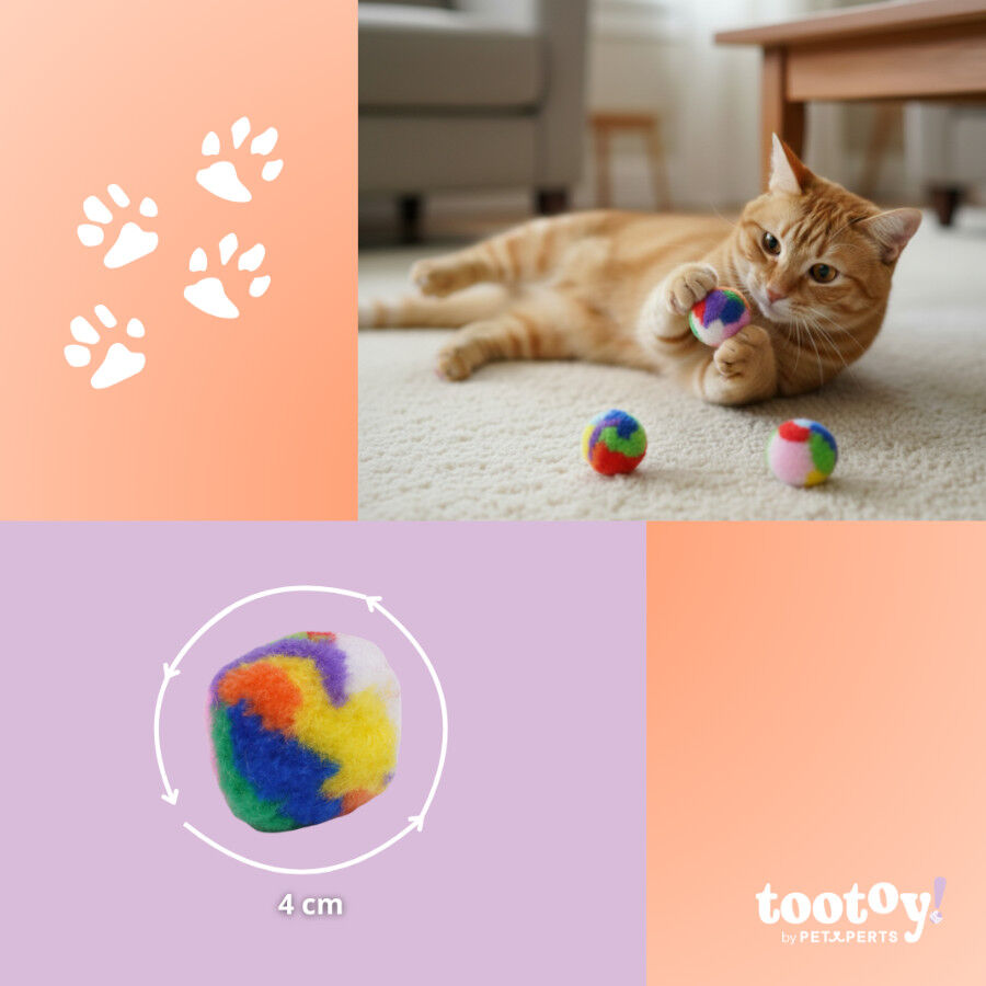 Tootoy! Comfort & Relax Bolas de L&atilde; Fofa para gatos, , large Imagem n&uacute;mero 4