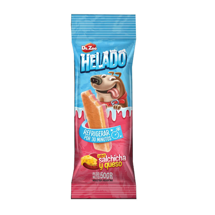 1 ud. Dr. Zoo Gelado de Salsicha e Queijo para c&atilde;es, , large Imagem n&uacute;mero 1