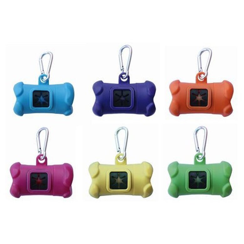 Fredog dispensador de bolsas con forma de hueso Imagem número 1 Fredog dispensador de bolsas con forma de hueso Imagem número 1