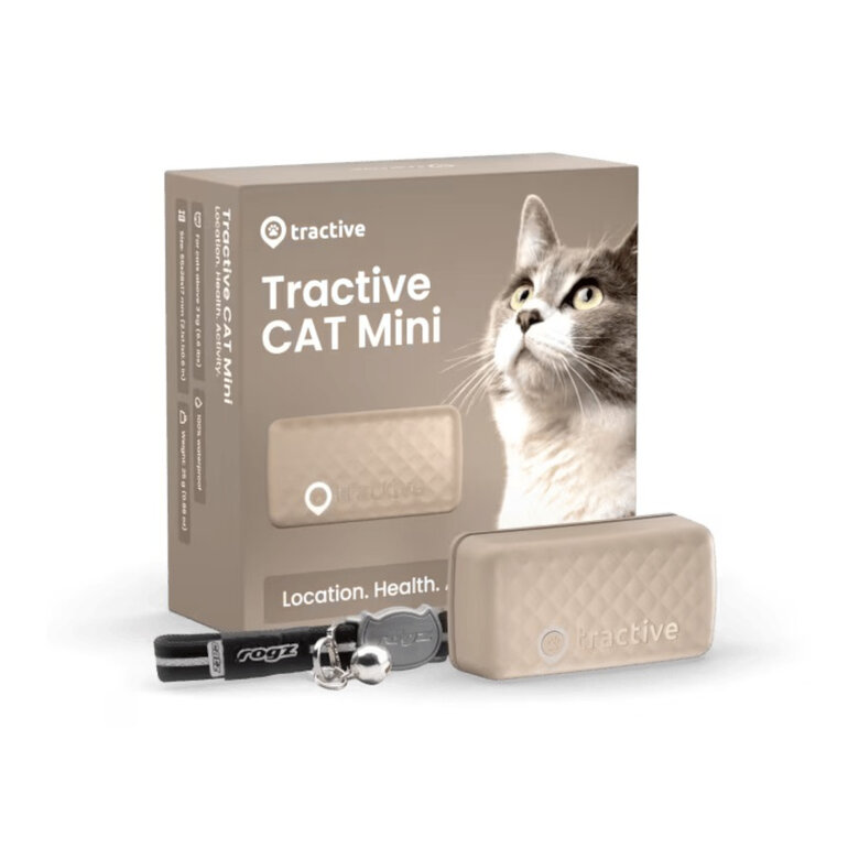 Tractive Cat Mini Rastreador GPS Marrom para Gatos,  Imagem número 1 Tractive Cat Mini Rastreador GPS Marrom para Gatos, , large Imagem número 1