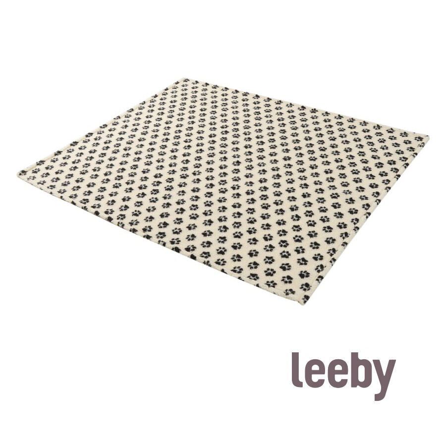Leeby Manta de l&atilde; com estampado de patas para c&atilde;es, , large Imagem n&uacute;mero 3