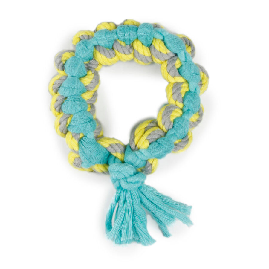 Tootoy! Chew Multi Ring Azul Mordedor em forma de corda para cachorros, , large Imagem n&uacute;mero 2