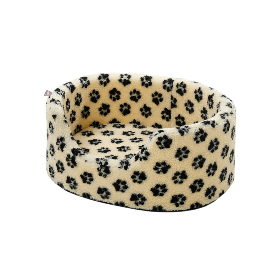 Leeby Sof&aacute; Bed Paw Print Bege para c&atilde;es, , large Imagem n&uacute;mero 1