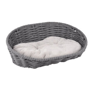 Flamingo Zizi Oval Cinzenta cama alcofa para cães