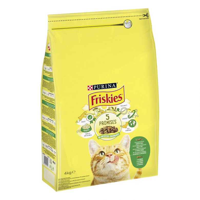 Friskies Coelho e Frango ração para gatos, , large image number null