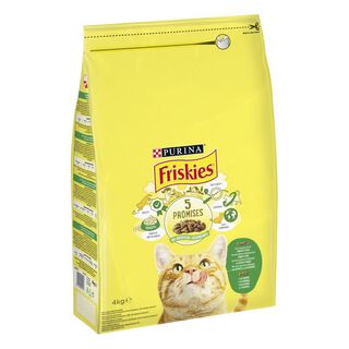 Friskies Coelho e Frango ração para gatos