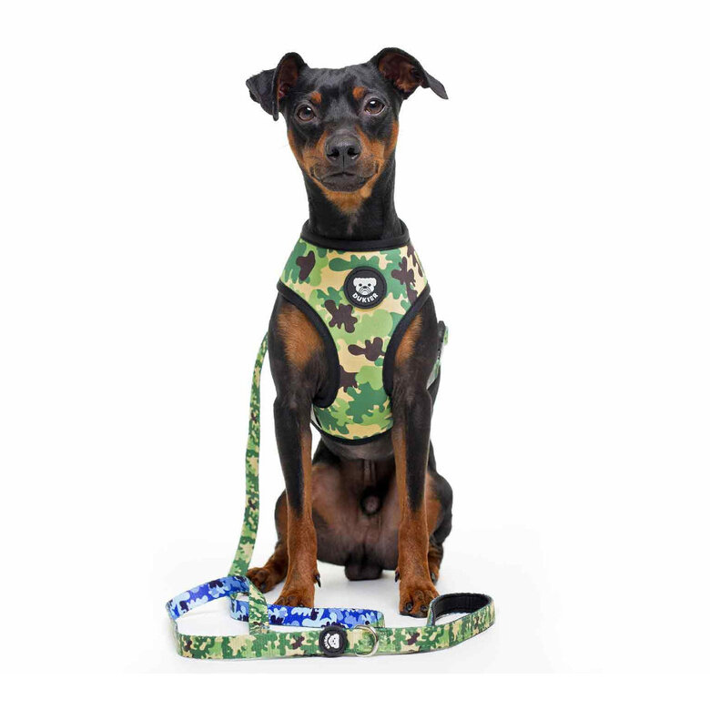 Dukier Camo Peitoral reversível com estampado de camuflagem para cães,  Imagem número 2 Dukier Camo Peitoral reversível com estampado de camuflagem para cães, , large Imagem número 2