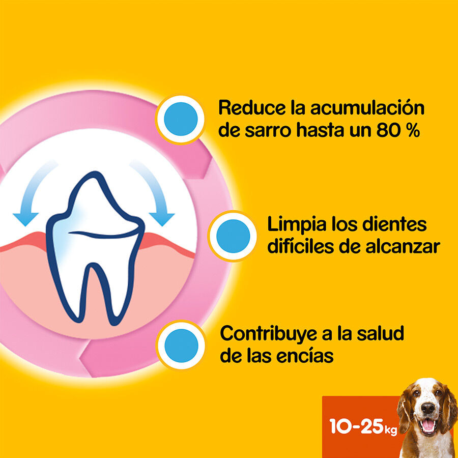 112 sticks Pedigree Dentastix Snacks Dent&aacute;rios para c&atilde;es m&eacute;dios, , large Imagem n&uacute;mero 4
