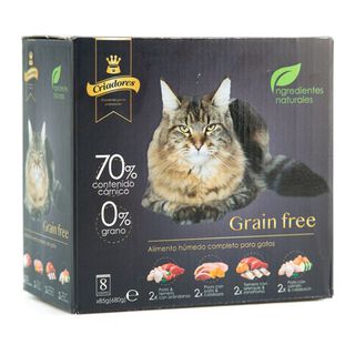Criadores Grain Free saquetas para gatos