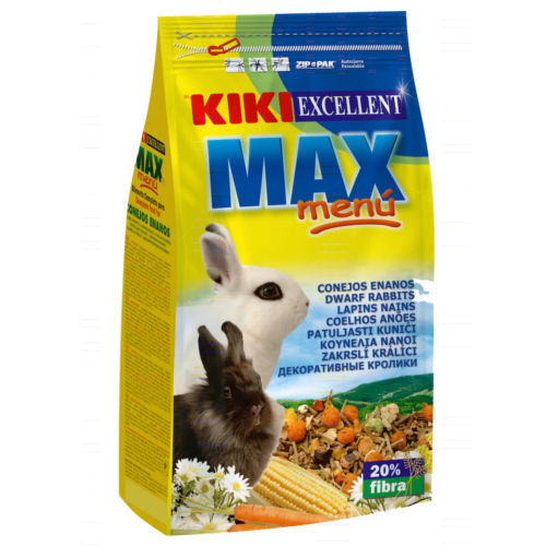 Kiki Max Men&uacute; alimento para conejos enanos Imagem n&uacute;mero 1