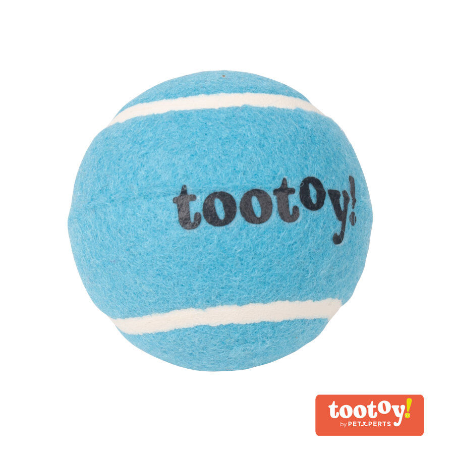 Tootoy! Chase Squeaker Ball Azul bola de t&eacute;nis para c&atilde;es, , large Imagem n&uacute;mero 1