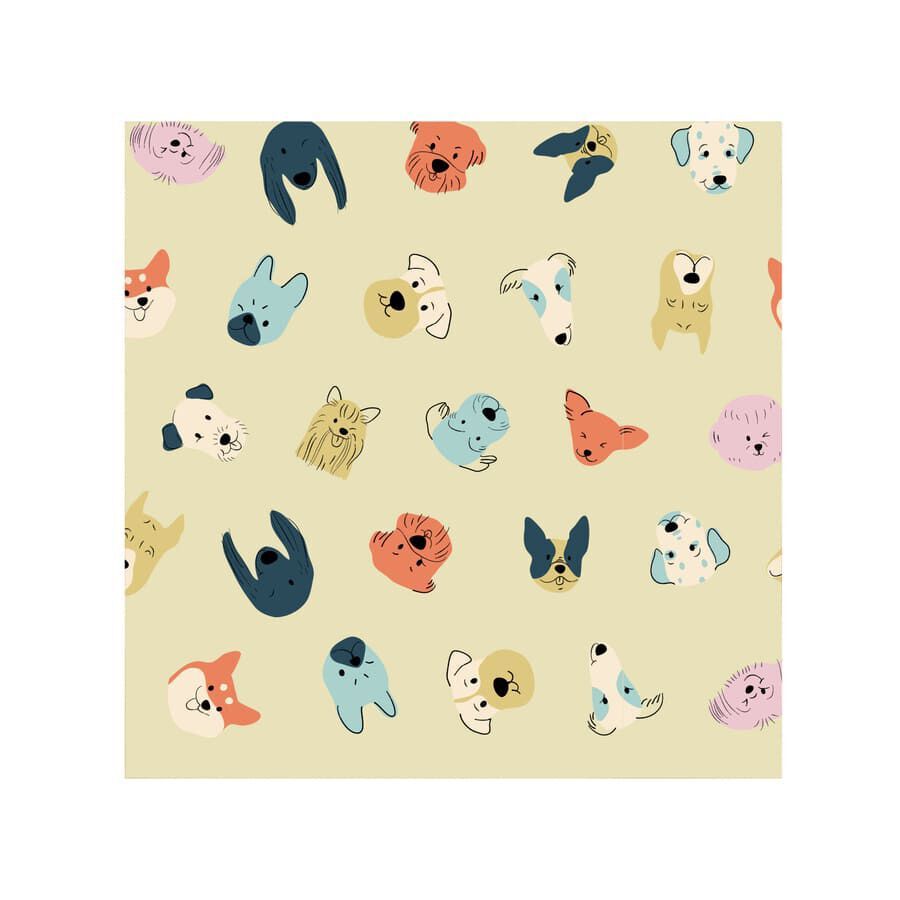 Leeby Cama bege com estampado C&oacute;mic para c&atilde;es, , large Imagem n&uacute;mero 10