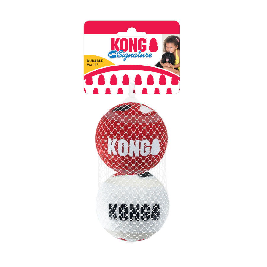 Kong Signature Sport 2-PK Bolas de t&eacute;nis para c&atilde;es, , large Imagem n&uacute;mero 1