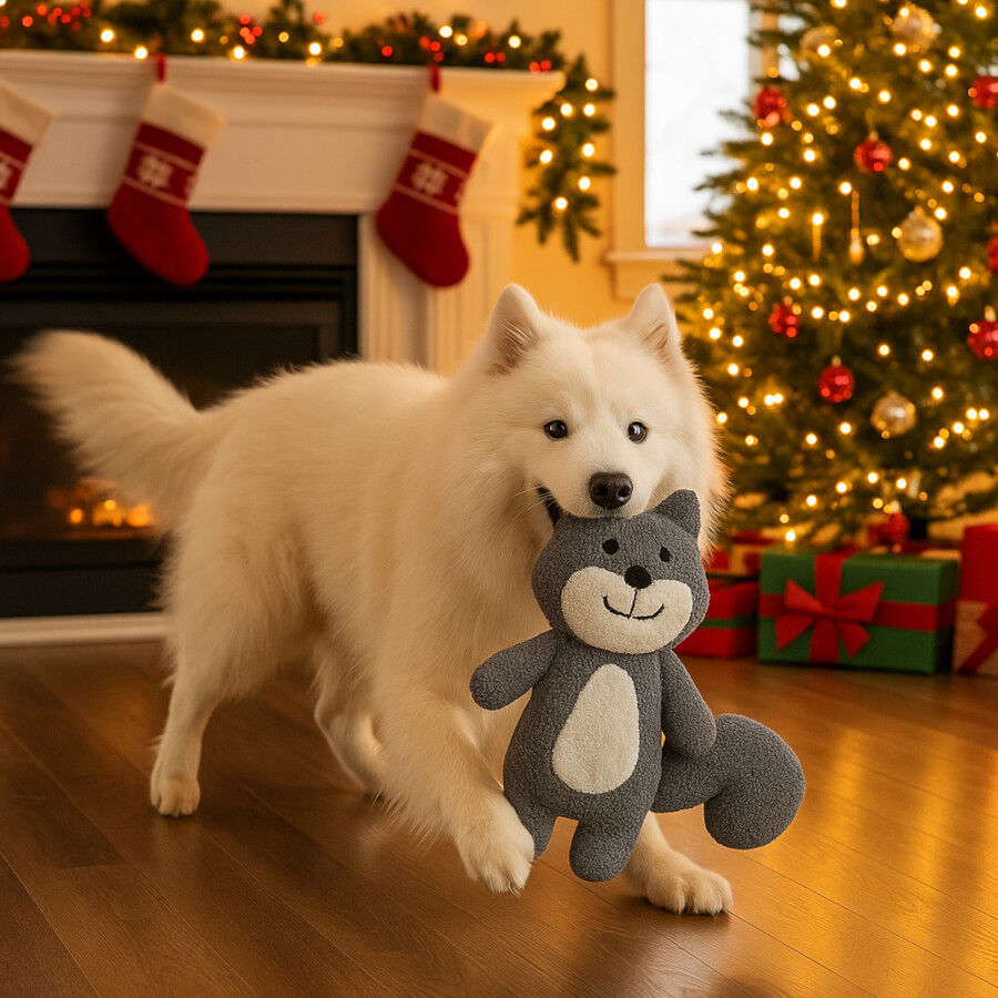 Wonder Christmas Peluche Esquilo de Natal para C&atilde;es, , large Imagem n&uacute;mero 3
