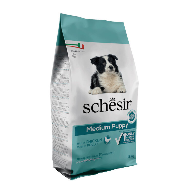 Schesir Puppy Medium Frango ração ,  Imagem número 1 Schesir Puppy Medium Frango ração , , large Imagem número 1