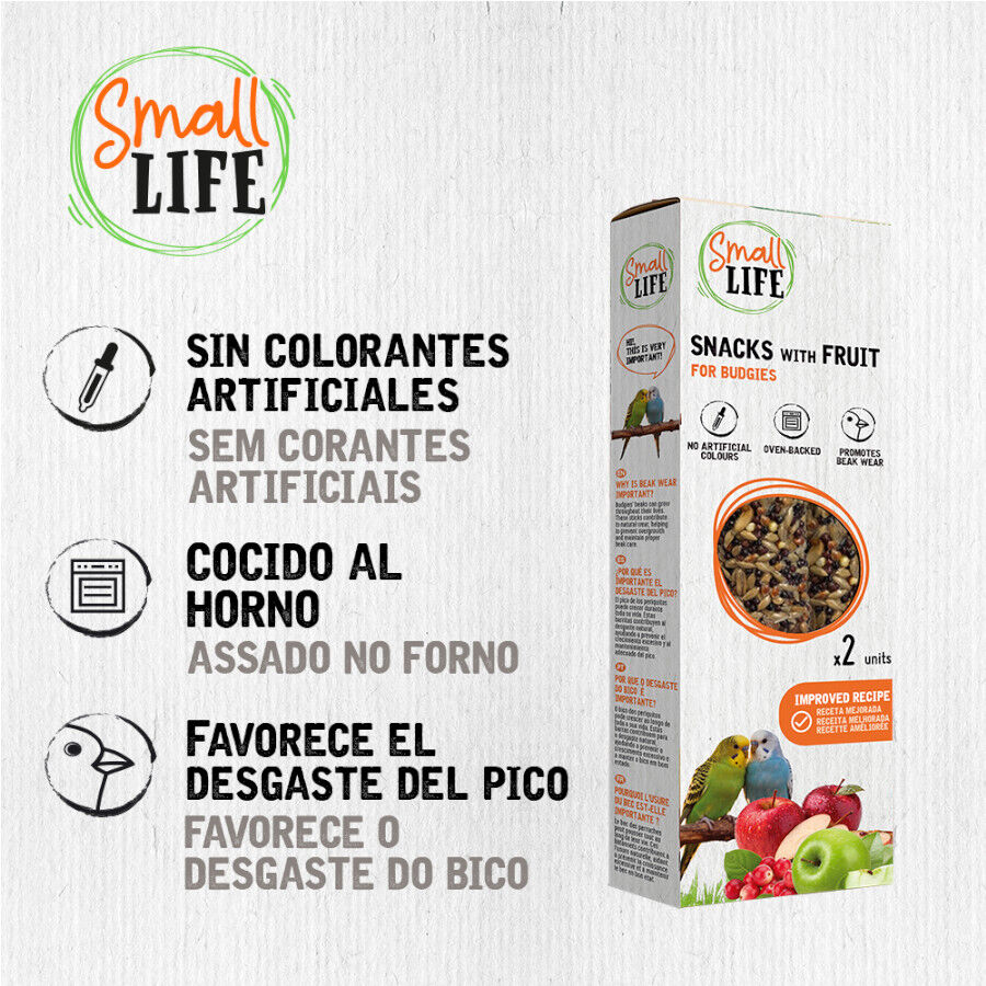 2 barritas Small Life Barritas Snack con Fruta para periquitos, , large Imagem n&uacute;mero 3