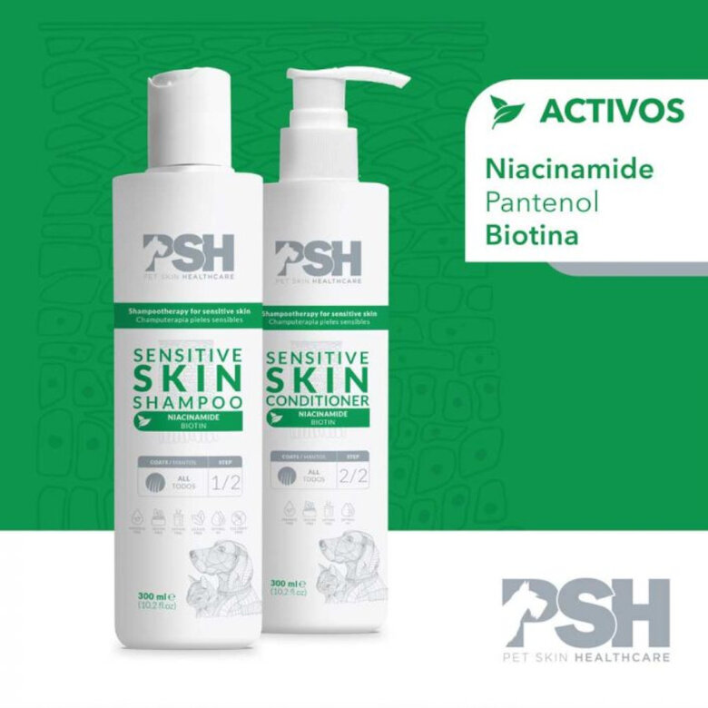 PSH Sensitive Champô para cães e gatos,  Imagem número 2 PSH Sensitive Champô para cães e gatos, , large Imagem número 2