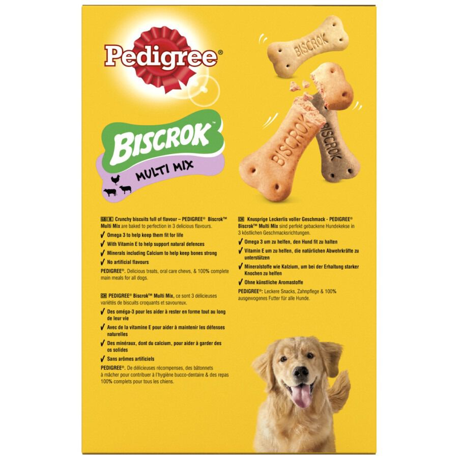 500 g Pedigree Biscoitos Biscrock de 3 Sabores para C&atilde;es, , large Imagem n&uacute;mero 4