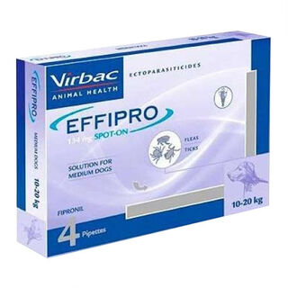 Effipro Pipetas Antiparasitárias para cães de 10-20 kg