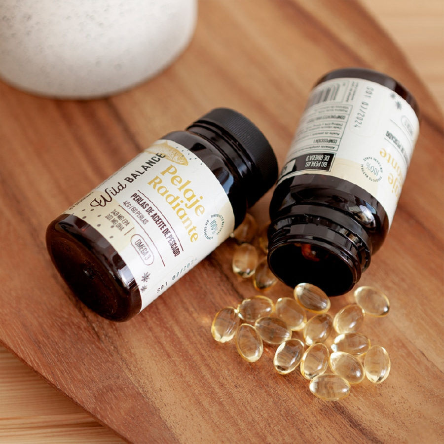 60 c&aacute;psulas de 0.7 g Wild Balance Pelagem Radiante Comprimidos para c&atilde;es e gatos, , large Imagem n&uacute;mero 2