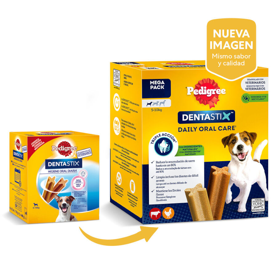 56 sticks Pedigree Dentastix Snacks Dent&aacute;rios para c&atilde;es de porte pequeno, , large Imagem n&uacute;mero 2